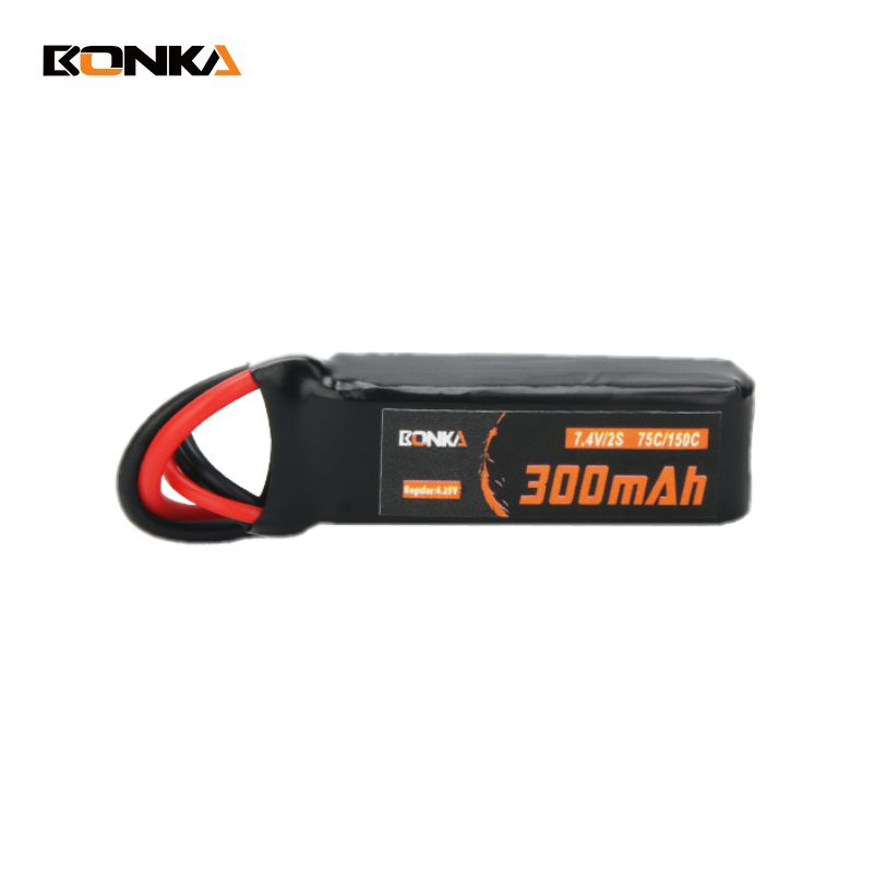 BONKA Micro FPV 300mAh 75C 2S Racing LiPo